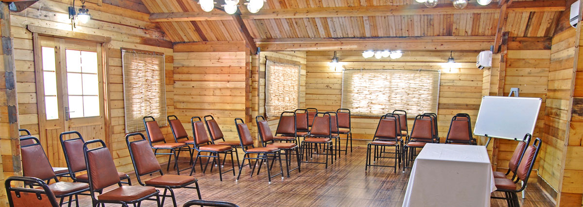 Banquet Hall arrangement in classroom type along with podium, mic, white board, speakers in Bluebay Beach Resort, ECR, Chennai