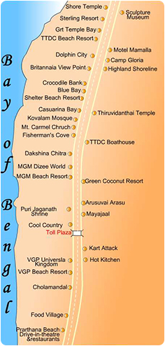 Beach Resort Location Map